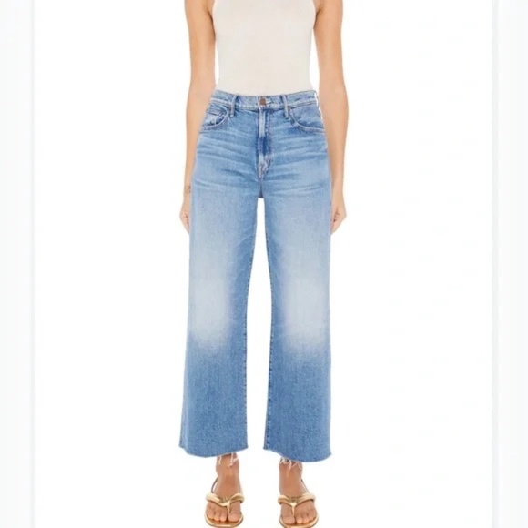 MOTHER Denim - MOTHER Denim Maven Ankle Fray Raw Hem in For Sure Light Wash - Size 33